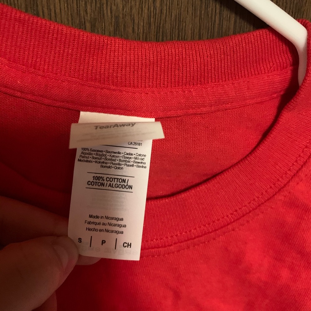 Plain Red Basic Tee - image 2